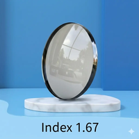 Lentilles progressives grises IOT Design Optotech Office 1.67 UV420, protection solaire et design ultra-fin
