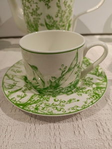 Wholesale Price 15-Piece High Grade Coffee Cup Saucer Set Gold Rim White Bone China American Style Gift <b>Box</b> - Product Image 3