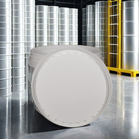 Tambour en plastique blanc et transparent de 20L de qualité alimentaire seaux et barils ronds de 5 gallons pour l'emballage