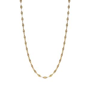 18k镀金防水不锈钢o链项链女女孩链节项链饰品 - Product Image 3