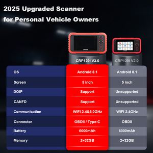 Otomatik VIN tarama ve tüm arabalar için tam OBD2 testi araç teşhis tarayıcı ile 5 inç lansmanı CRP129I V3.0 teşhis aracı - Product Image 5