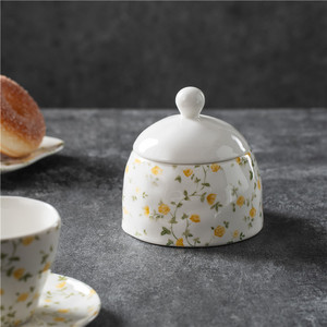 <span class=keywords><strong>Service</strong></span> <span class=keywords><strong>de</strong></span> <span class=keywords><strong>table</strong></span> en céramique LovingHome Factory, motifs floraux bleus et jaunes, bols à riz et soupes, tailles 3,5'', 5'', 7'' pour les fêtes - Product Image 5