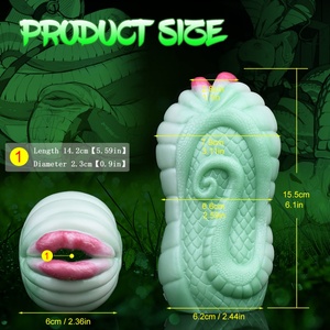 Masturbador Masculino YOCY Fantasy Snake, Vagina de Bolsillo, Estimulador de Silicona, Masajeador de Pene, Juguetes Sexuales para Hombres - Product Image 2