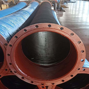ท่อยางอุตสาหกรรมแรงดันสูงแบบหน้าแปลนขนาดใหญ่ สำหรับการขนส่งน้ำในงานเหมือง และท่อระบายน้ำดูดโคลน - Product Image 4