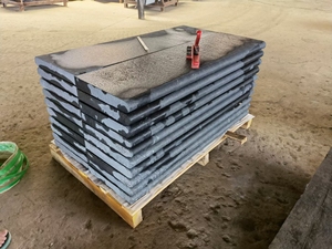 Tự nhiên màu đen màu xanh Bazan đá Granite tấm gạch gạch pavers nhiệt flamed waterjet kết thúc tùy chỉnh kích cỡ - Product Image 4