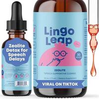 Gouttes de zéolite Lingo Leap 60ml, best-seller Amazon, supplément corporel à base d'extraits végétaux