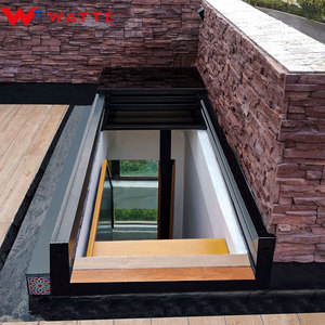 Thông minh cơ giới di chuyển kính bảng Điều chỉnh mái nhà thiết kế cầu thang thoát điện có thể thu vào trượt mái Skylight hệ thống cửa sổ - Product Image 4