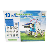Nuevo Juguete de Ensamblaje DIY, 13 en 1, Coche de Juguete de Plástico con Energía Solar, Robot Inteligente para Bebés de 0 a 3 Meses, Empaquetado en Caja de Color