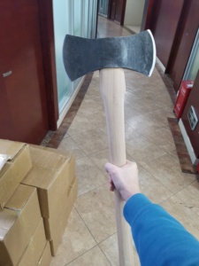 Double Sided Felling <strong>Axe</strong> Used for <strong>Cutting</strong> <strong>Axe</strong> <strong>Trees</strong> and Chopping Wood with Two Blades Double Bit <strong>axe</strong> - Product Image 4