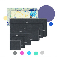 Tapis de souris chauffant en caoutchouc pour gaming, tapis de bureau à motif de dessin animé, résistant aux rayures, accessoire informatique, conception imprimée par sublimation
