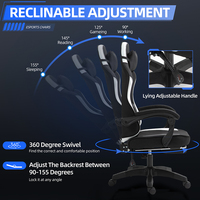 Chaise de jeu de course d'accoudoir de tringlerie confortable de haute qualité Silla Gamer chaise PC chaise de jeu d'ordinateur