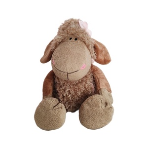 Peluche Mignonne de Petite Moutonnette avec Fleur, Poupée Enfant avec Poche, Marionnette Mouton, Cadeau, Décoration Maison - Product Image 5