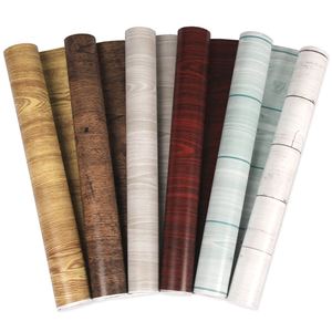 Rollo de película decorativa de PVC <span class=keywords><strong>para</strong></span> <span class=keywords><strong>muebles</strong></span>, papel tapiz autoadhesivo de <span class=keywords><strong>vinilo</strong></span> de grano de <span class=keywords><strong>madera</strong></span> - Product Image 1