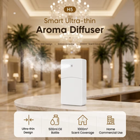 Diffuseur d'arômes mural sans eau H5 commercial 500 ml, machine intelligente de diffusion d'huiles essentielles pour le contrôle domestique