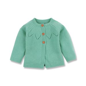 Ivy10525A Suéter Cárdigan de Color Sólido para Niñas Pequeñas Otoño Invierno 2019, Cárdigan de Punto con Patrón Liso para Bebés Princesas - Product Image 4