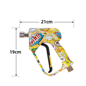 Pistolet à eau haute pression en laiton massif 3000 Psi Pistolet court pour lavage de voiture 1/4 ''Pièce d'équipement de nettoyage - Product Image 2