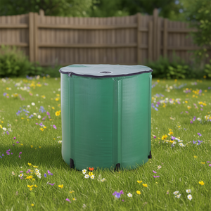 Tanque de Agua Plegable Verde para Lluvia, 200 Galones, Material Oxford, Suministros de Jardín - Product Image 2