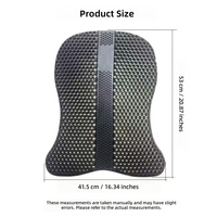 Coussin de selle respirant antidérapant en silicone alvéolé, version coffret cadeau, protection dorsale absorbant les chocs pour cheval