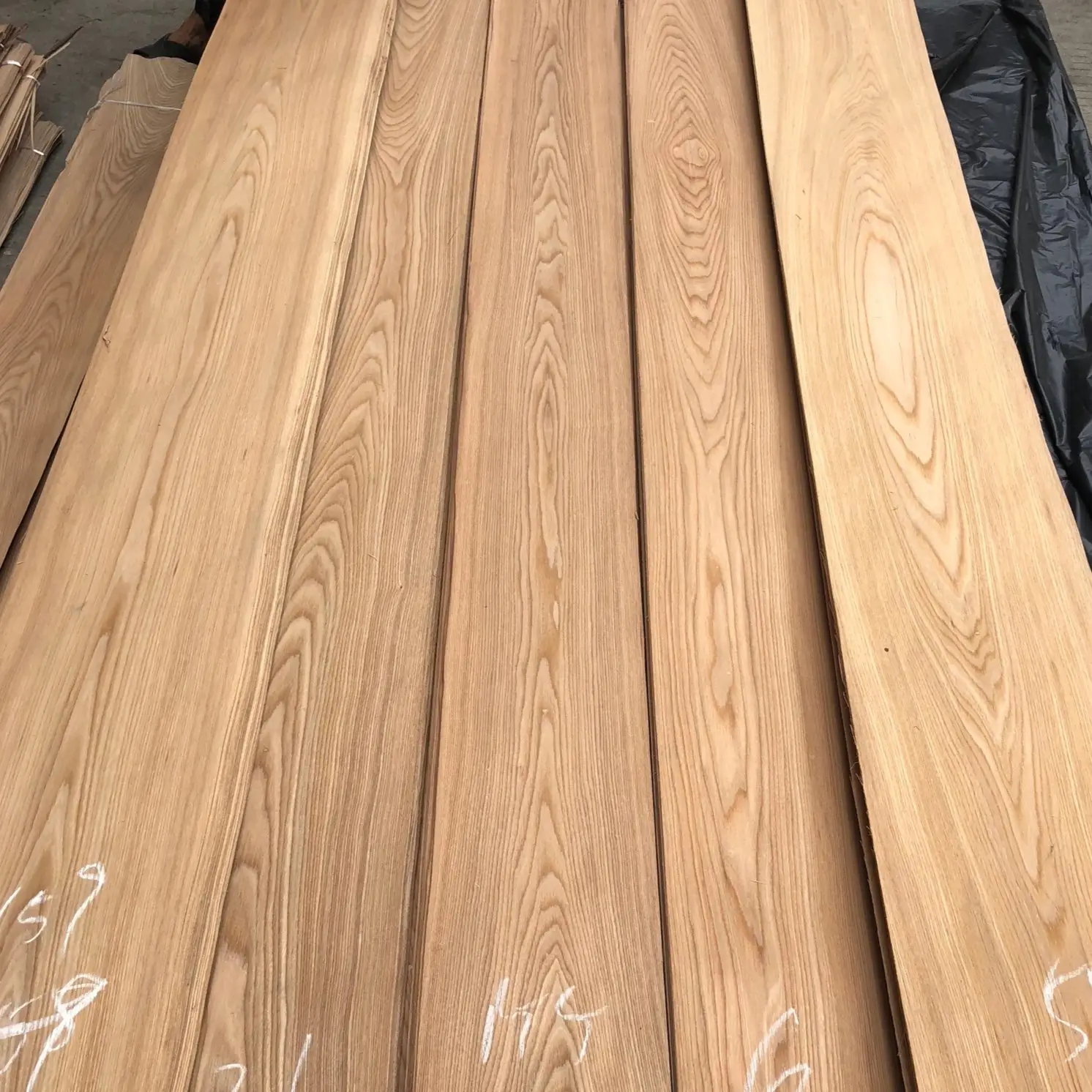 Wholesale Mountain/Straight Grain Natural Elm Veneers Wood 0.4mm Natural Elm Wood Veneer Plywood Flooring