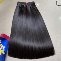 Perruque Lace en Cheveux Humains Vierges Remy Double Drawn 100% Naturels Non Traités, Lisses, Couleur Naturelle, 10-40 pouces, Style Temple Indien