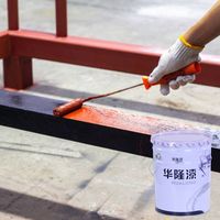 Revêtement texturé anti-rides en polyuréthane 2K Hualong avec durcisseur, apprêt anticorrosion pour machines industrielles