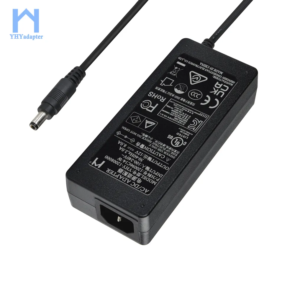 Isqueiro de cigarro automotivo, isqueiro conversor de energia ac para dc 96w 12 v 8a 100w, fonte de alimentação, 12 volts 8a, adaptador usado para máquina de corte a laser