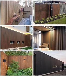 Tùy chỉnh bên ngoài gỗ đá đen Panel tường không thấm nước nhôm trang trí kim loại Panel tường đá đen ngoài trời xây dựng tường ốp - Product Image 5