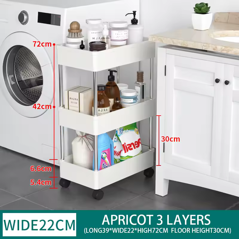 Section large 3 couches abricot