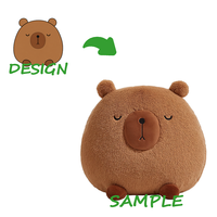Porte-clés en peluche singe personnalisé - Boîte surprise - Peluche super douce avec broderie et doublure en maille - Prix abordable