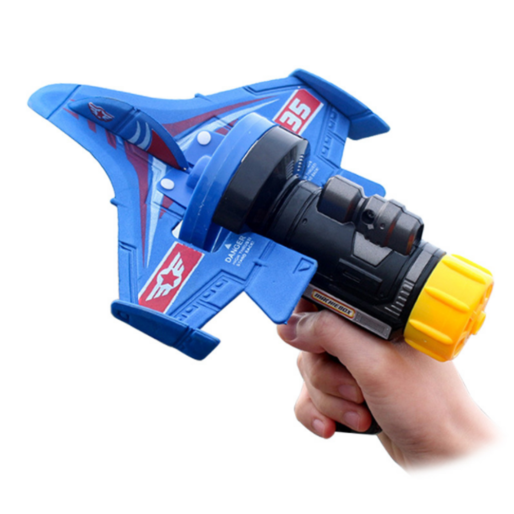 Новинка 2022, детский пусковой аппарат Qilong из ЭВА, детский пенопластовый самолет, пусковой пистолет, планер, ротационная катапульта, игрушки для детей