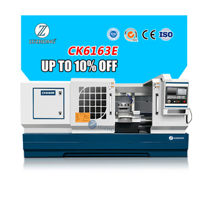 LUZHONG Heavy Duty CK6163E Automatic CNC Torno Machine 220V GSK Control System <strong>Horizontal</strong> Flat Bed Lathe Wheel Polishing - Product Image 1