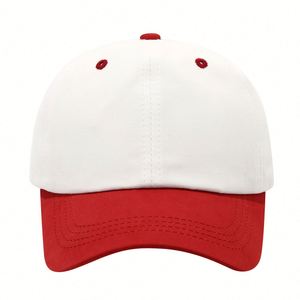 Casquette de baseball unisexe pour enfants, 6 panneaux, en coton doux, bicolore, tendance - Product Image 2