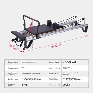Attrezzature commerciali Pilates Core letto per palestra Yoga studio cinque pezzi letto scorrevole con grande applicazione per la ristrutturazione del corpo - Product Image 6