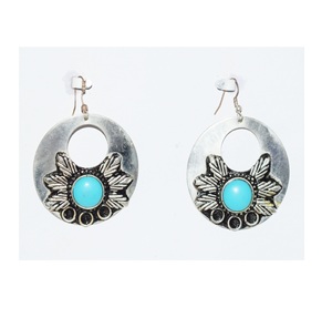Pendientes de Piedra de Diseño, Pendientes Étnicos Bohemios de Turquesa, Joyería, Pulsera, Collar, Accesorios, Joyería de Acero Inoxidable - Product Image 3