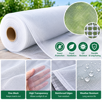 Filet anti-insectes agricole en HDPE sur mesure, stabilisé aux UV, pour serre et jardin, filet de lutte antiparasitaire pour maisonnettes