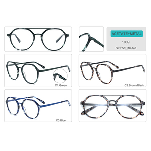 Nhà Máy Chuyên Nghiệp Của 1009 Đôi Chùm Vòng Kính Khung Người Đàn Ông Của Acetate + Kim Loại Chất Lượng Sản Phẩm Chứng Khoán - Product Image 5