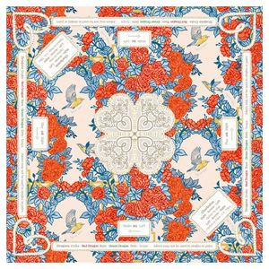 Tapis <span class=keywords><strong>de</strong></span> mahjong américain à motifs <span class=keywords><strong>de</strong></span> fleurs sauvages multicolores et vives avec marquages officiels <span class=keywords><strong>Charleston</strong></span> et <span class=keywords><strong>de</strong></span> direction - Product Image 3