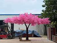 Arbre artificiel Sakura/Cherry Blossom rose de 10 pieds sur mesure pour restaurant et horticulture - Bagang Restaurant