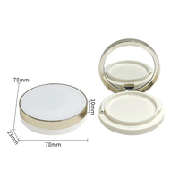 Boîte vide ronde personnalisée de 15g pour coussin d'air, crème BB/CC, emballage cosmétique en plastique avec miroir