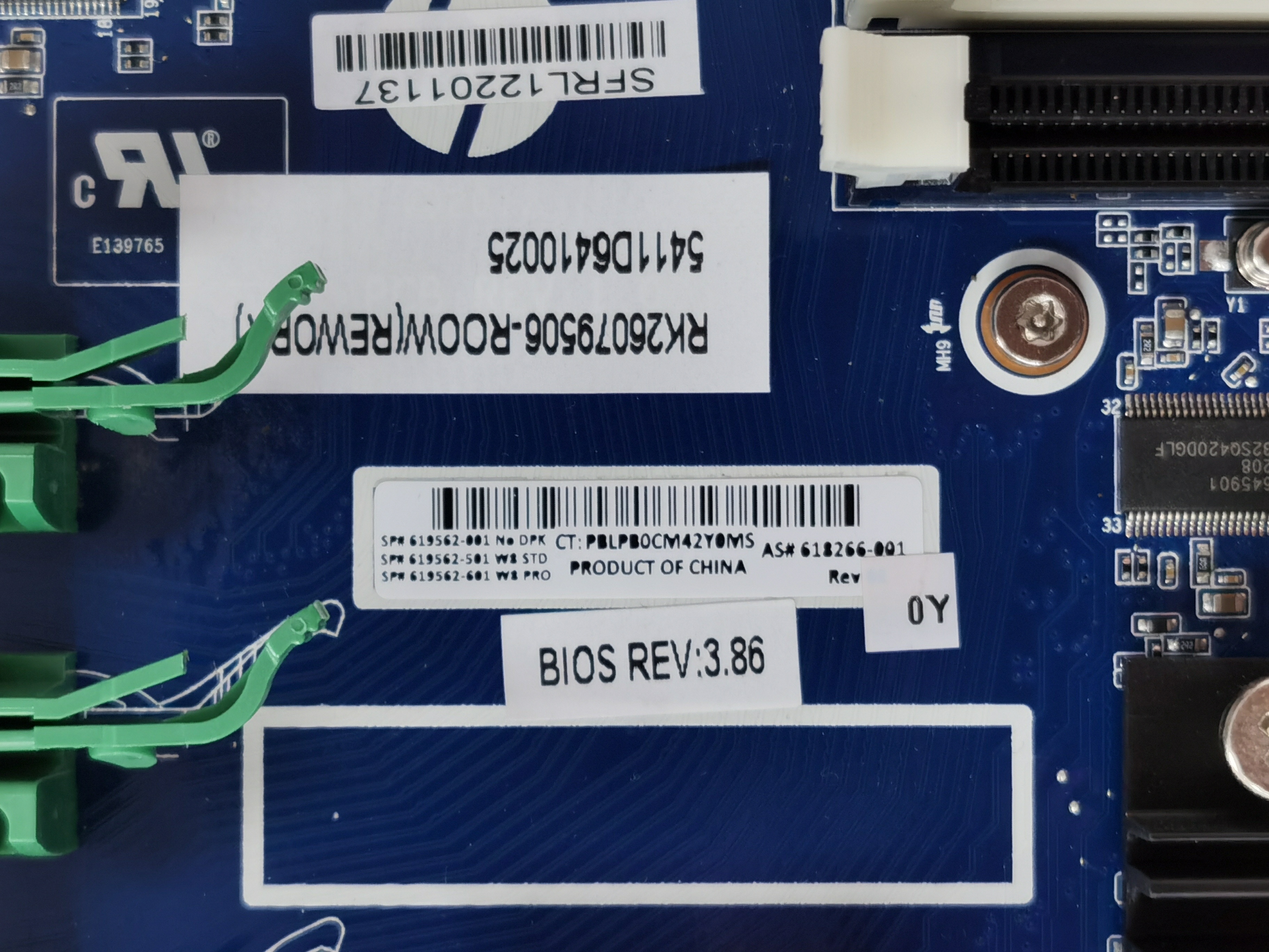 Original HP Workstation Z820 Server Motherboard - Full Tested