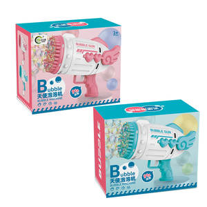 Pistolet à <span class=keywords><strong>bulles</strong></span> électronique 91 trous en plastique ABS, jouet pour <span class=keywords><strong>mariage</strong></span> et fête, <span class=keywords><strong>machine</strong></span> pour unisexe - Product Image 1