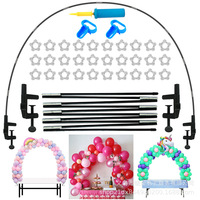 Ensemble de guide de présentation flottante de table pour accessoires de ballons pour célébrations de mariage, fêtes d'anniversaire, remises de diplômes, Ramadan, Diwali, Pâques