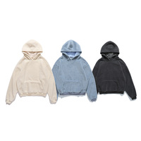 Yeni özel erkek 500 gsm 800g hoodie katı polar büyük boy kapüşonlu erkek gevşek kazak kapüşonlu sweatshirt