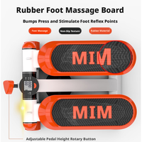 Mini stepper avec bandes de résistance, appareil compact de marche sur marchepieds avec écran LCD pour entraînement cardio, des jambes et du corps entier à domicile