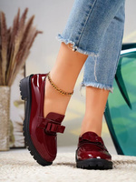 Mocassins pour femmes, chaussures plates à plateforme, à enfiler, semelle épaisse, chaussures décontractées de bureau, chaussures élégantes à la mode pour femmes