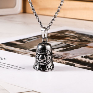 <b>Cross</b> Border Fashion Retro Skull Eagle Bell Pendant Men's Zinc Alloy Charm SP915 - Product Image 4