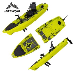 Kayak modulaire LSF 3m 1 personne avec pédales, <span class=keywords><strong>bateau</strong></span> de pêche pour la mer et les sports de plein air, en HDPE durable - Product Image 3