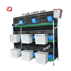Favorable price rabbit cages for Zimbabwe animal cage for rabbits commercial breeding industrial rabbit cages