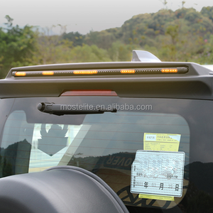 High Quality AILITA Single Deck PP Rear Trunk Roof Spoiler with LED Lights for GWM Tank 300 - Product Image 3