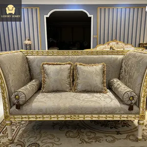 Luxe Franse Barok Woonkamer Meubels Sofa En Massief Houten Sofa Sets